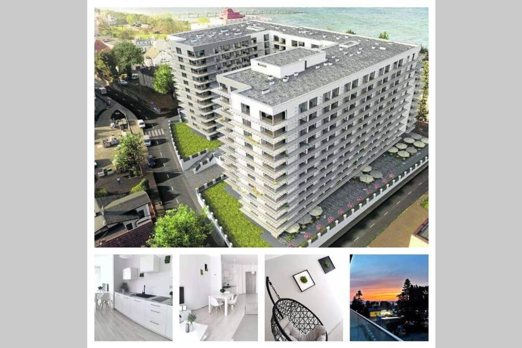 Green Apartment Promenada Gwiazd- Widok Na Morze. 米兹多洛杰 外观 照片
