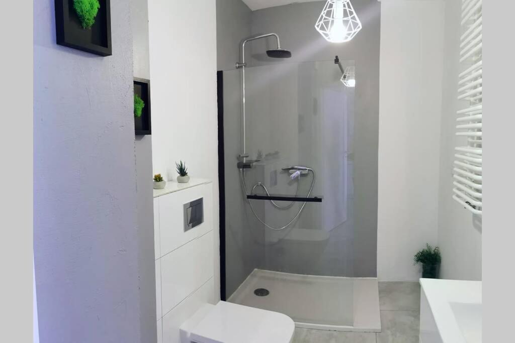 Green Apartment Promenada Gwiazd- Widok Na Morze. 米兹多洛杰 外观 照片